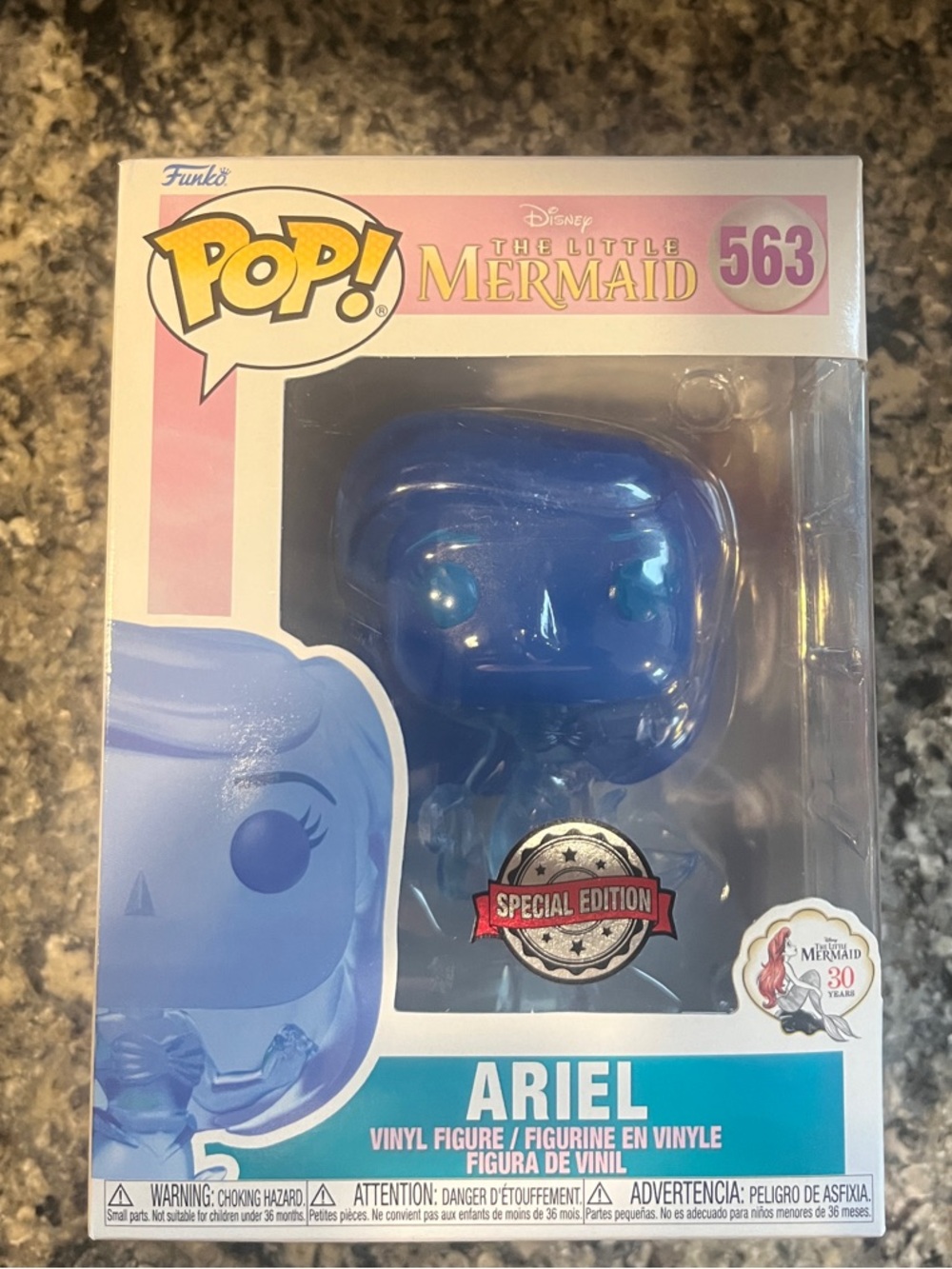Funko Pop! Ariel Vinyl Figure - little mermaid 30 years special edition